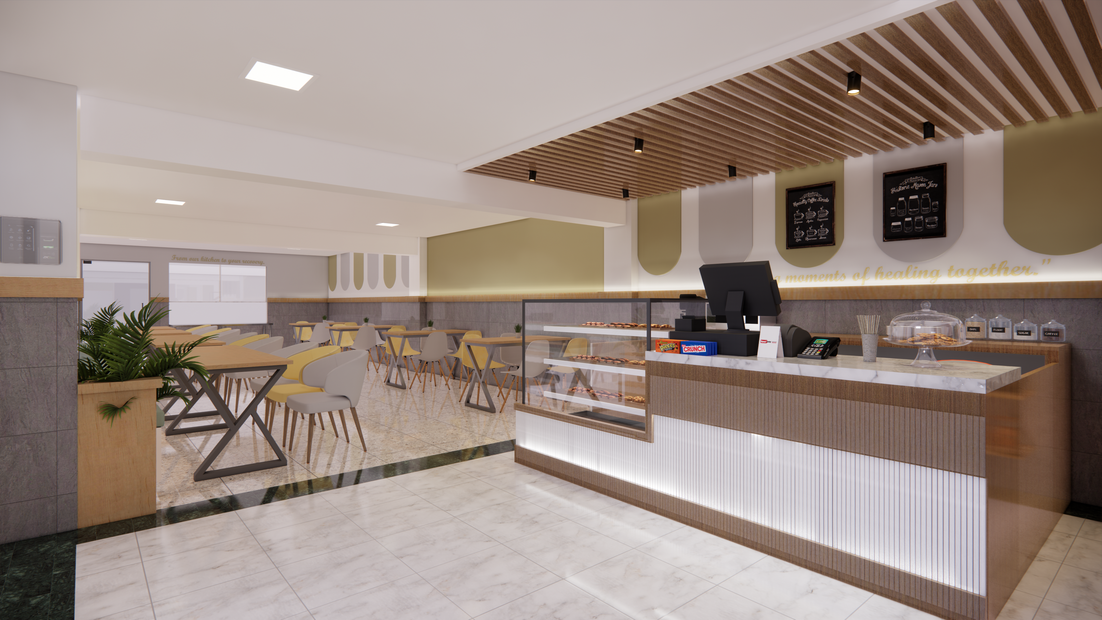 BNB Cafeteria — Interior Redesign