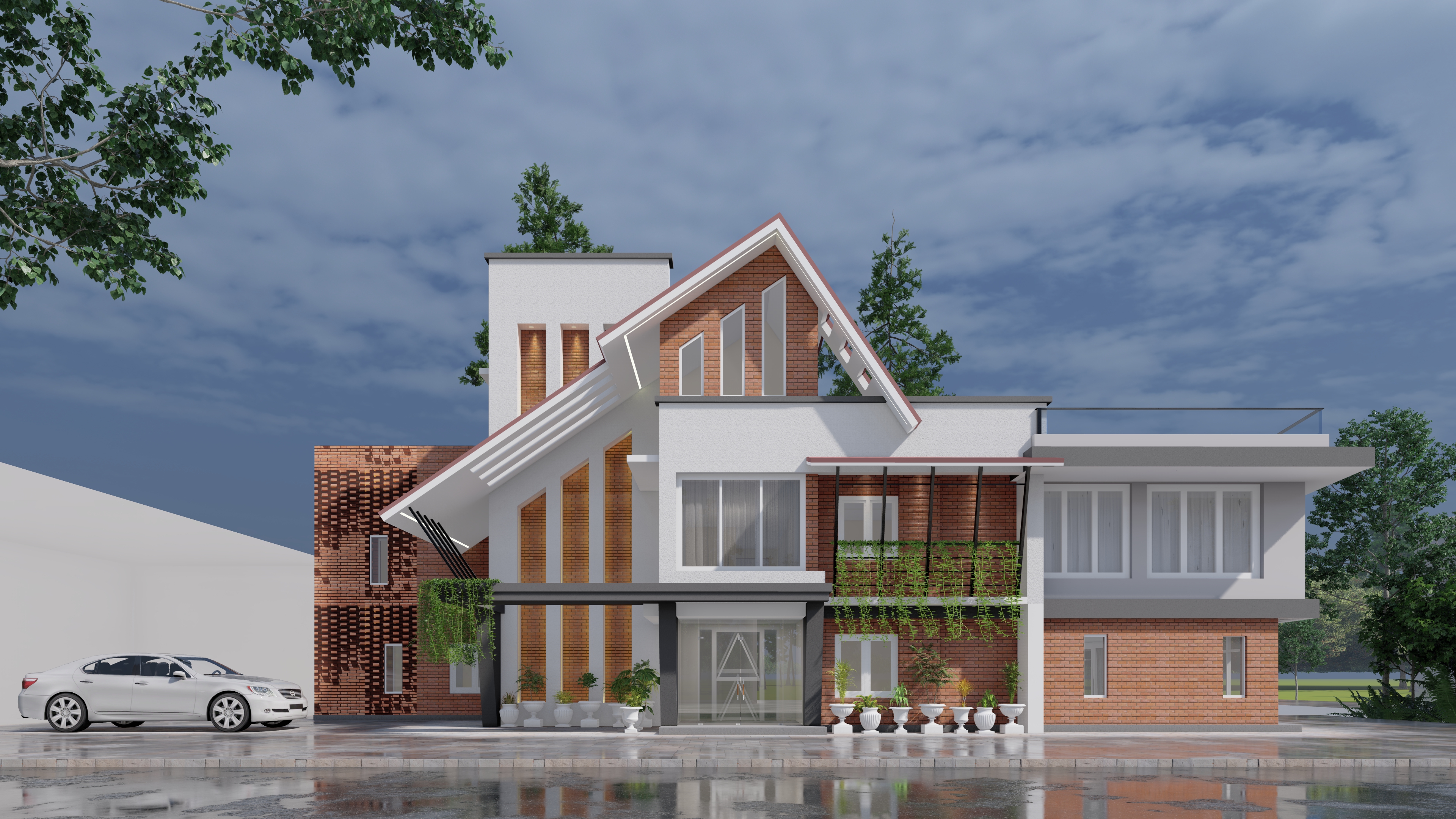 Sanepa Residence — Exterior Renovation & Façade Design, Sanepa