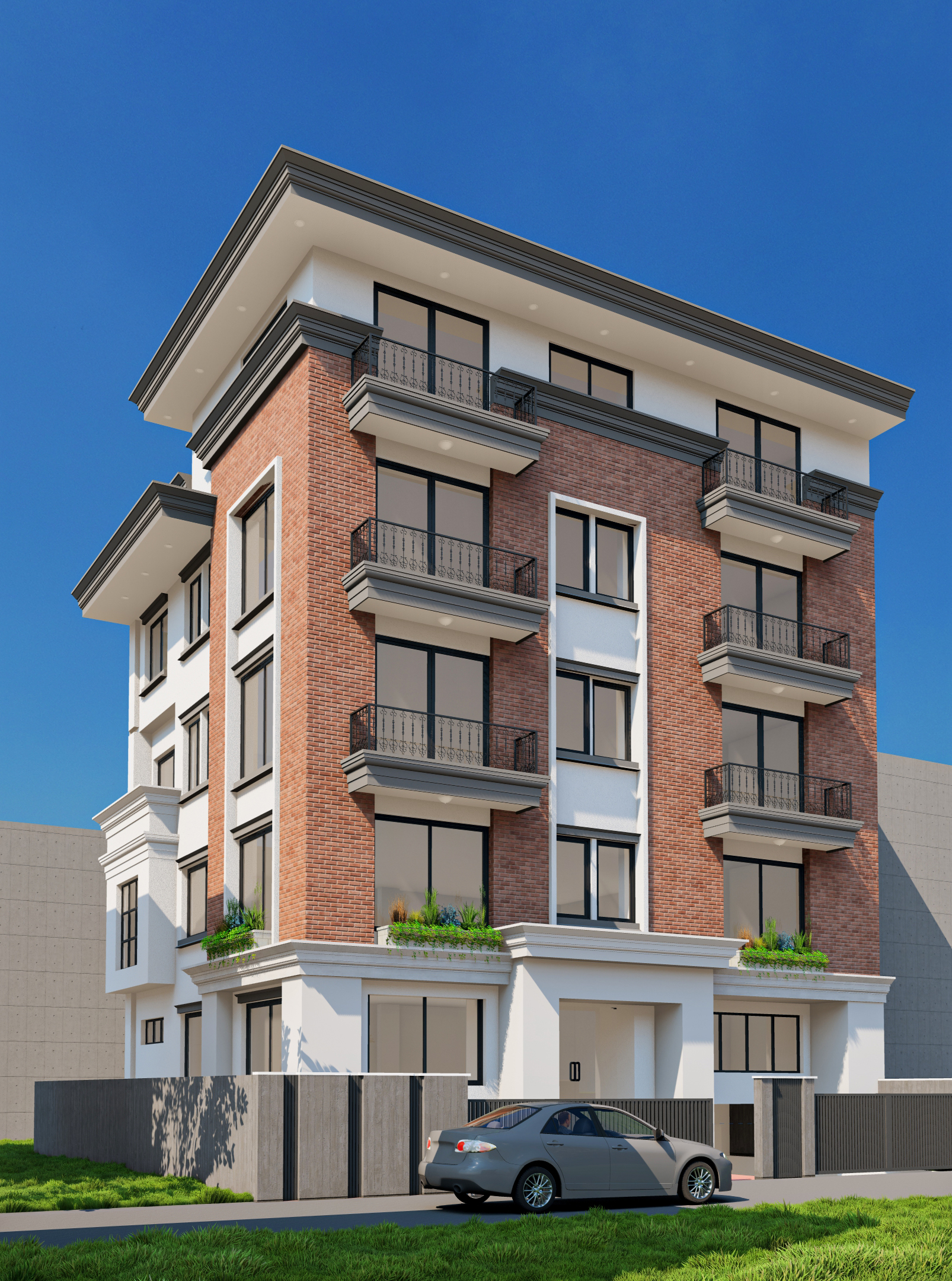 Wise International — Residential Building Façade Design, Kathmandu