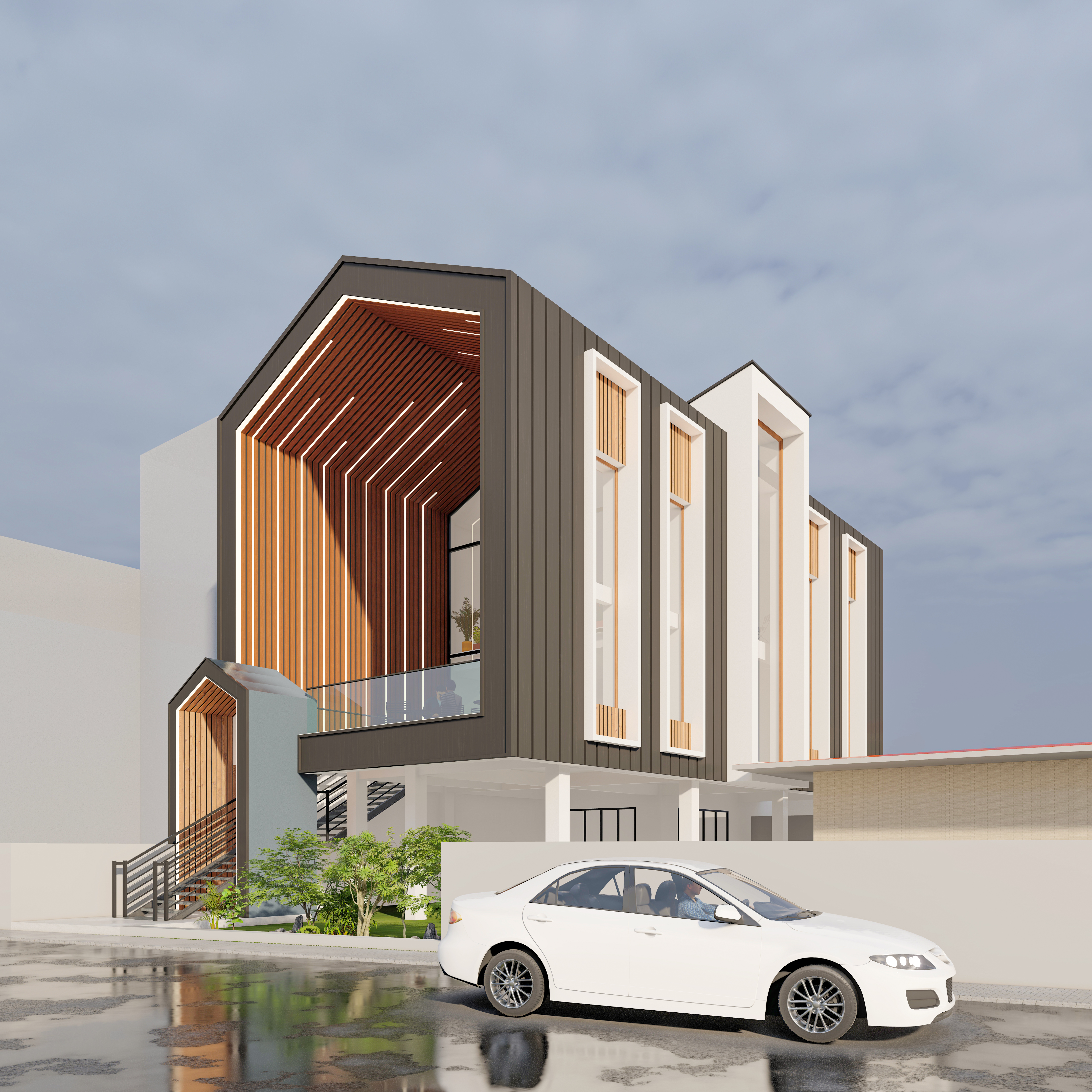 Bhaisepati Restaurant — Contemporary Commercial Architecture, Lalitpur – frame 1